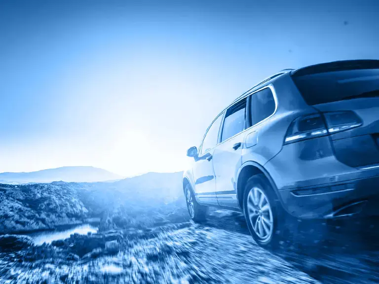 Teilansicht eines VW´s von hinten