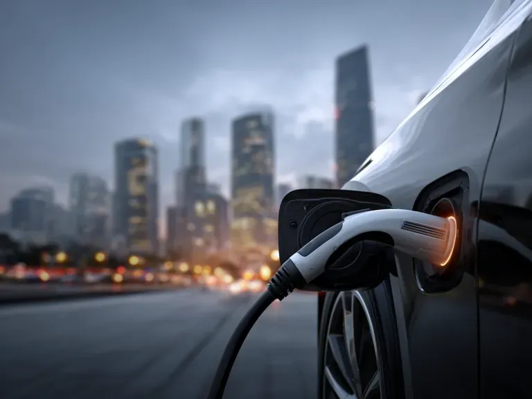 Ladevorgang eines E-Autos