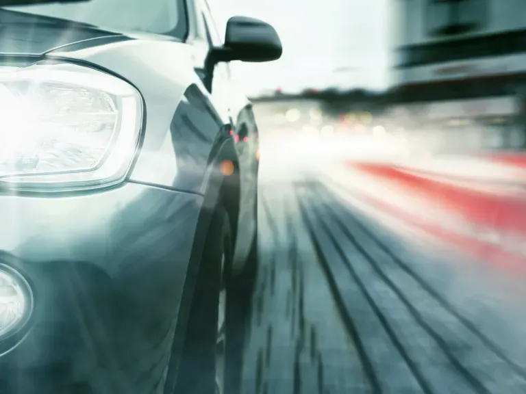 Detailansicht eines BMWs