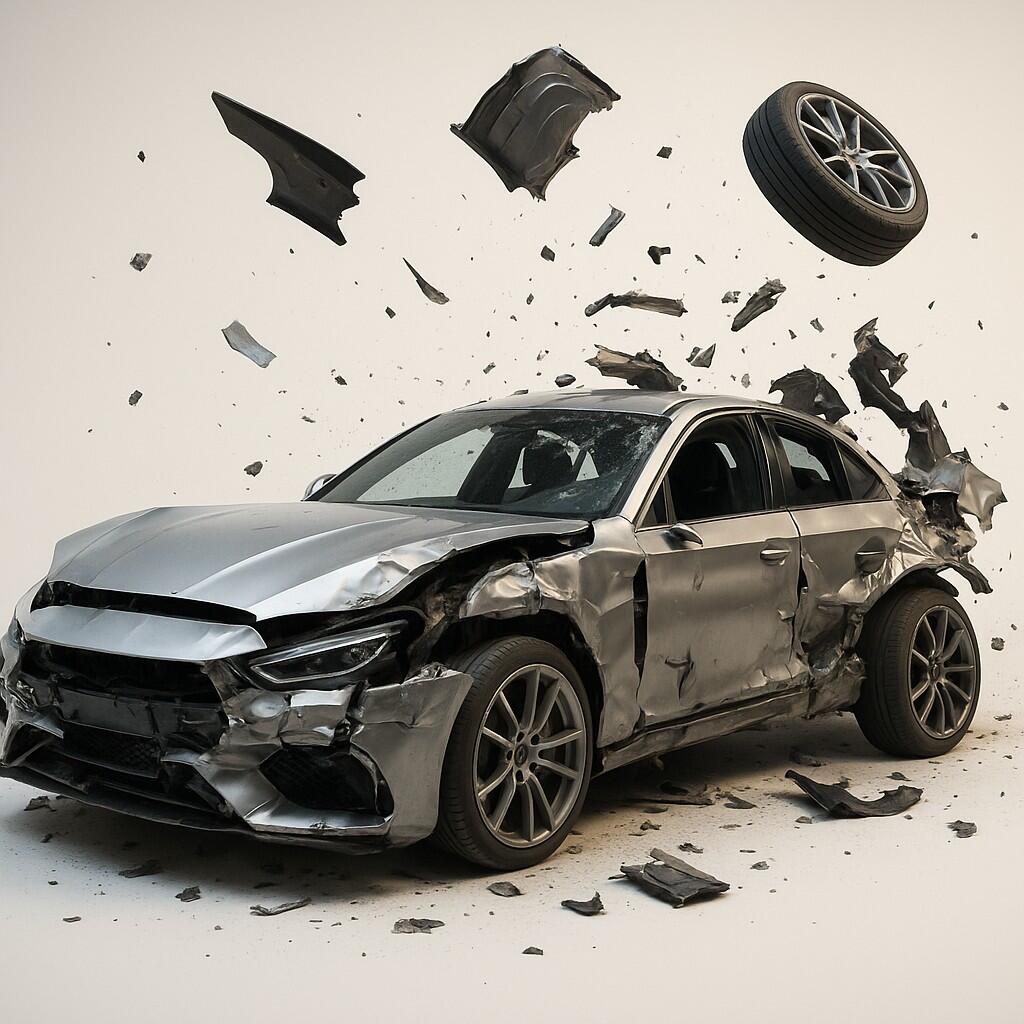 Symbolfoto für Salvage-Auto